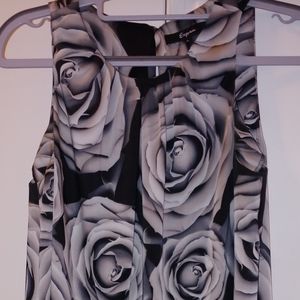 Express Satiny Rose Tunic Tank